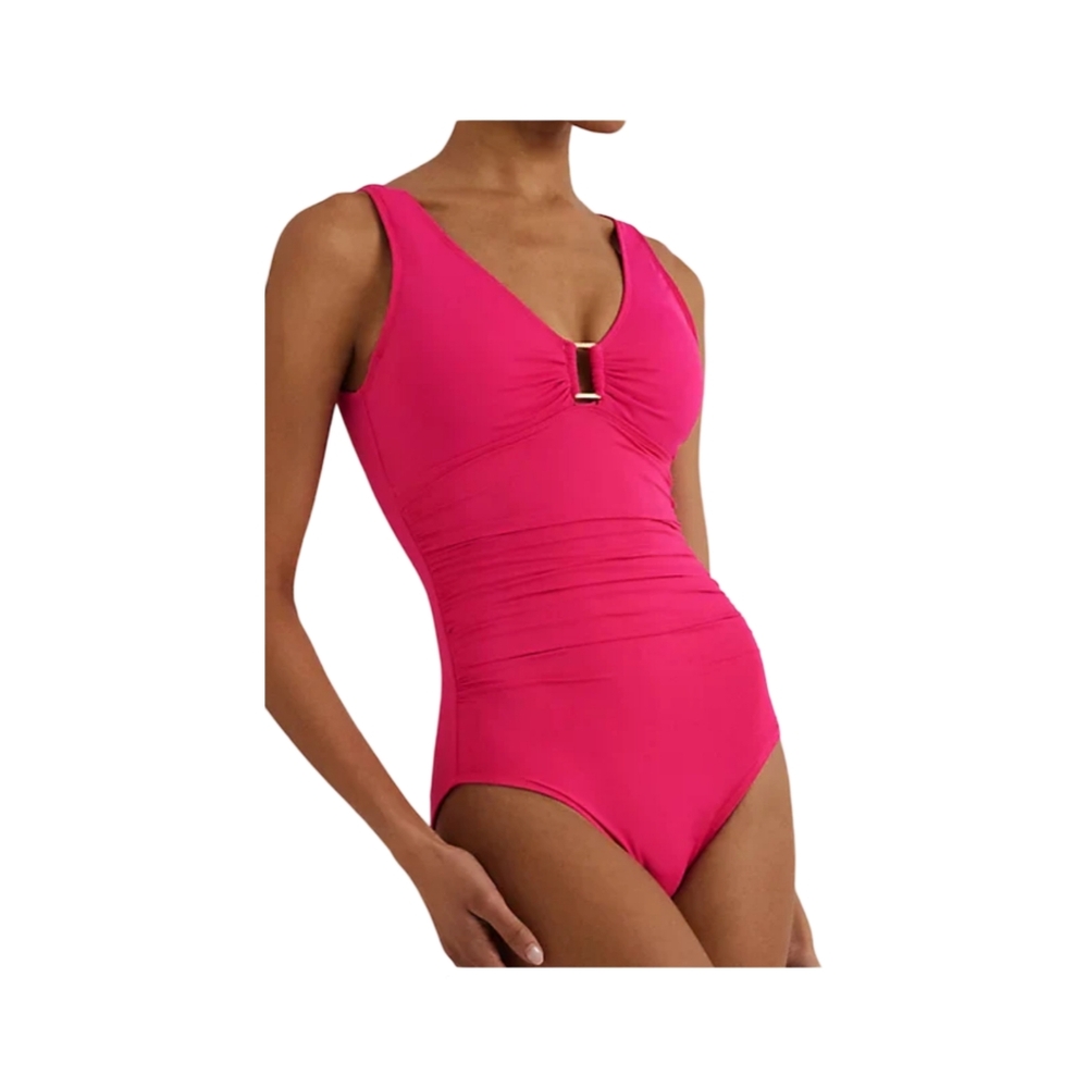 1Lauren Ralph Lauren Women's Pink Swimsuit size 8